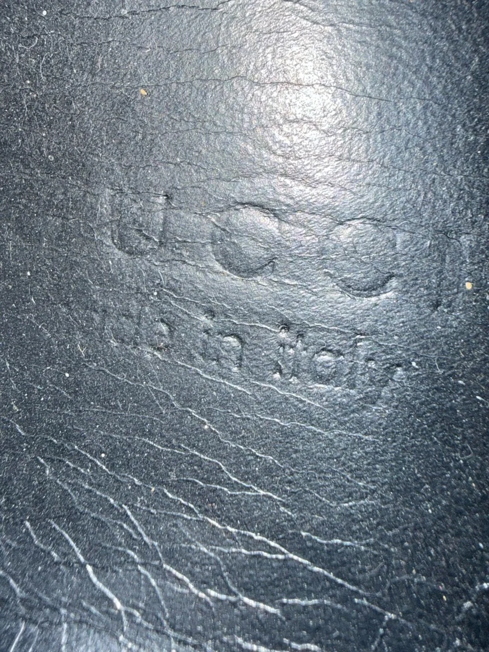 Vintage Gucci Black leather and monogram canvas velcro shoes
